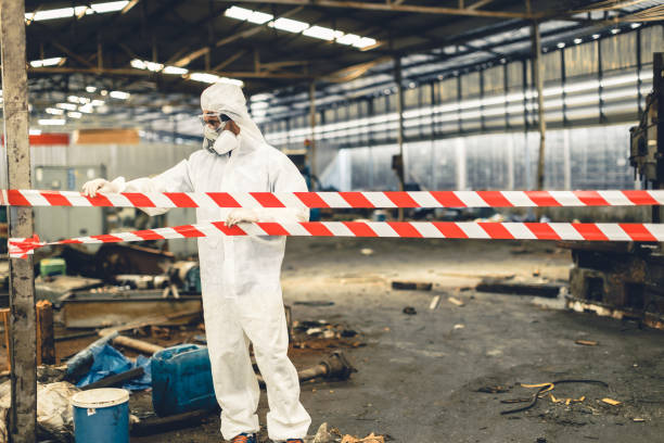 Professional Trauma Scene Cleanup technician working in Lumberton, TX